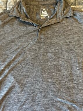 Gerry Weber Men's Marled Gray Short Sleeve Polo